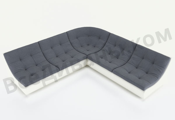 Угловой диван Монреаль-3 французская раскладушка, Вариант 2 