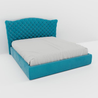 Кровать Мягкая кровать Аризона Шагги Азур 