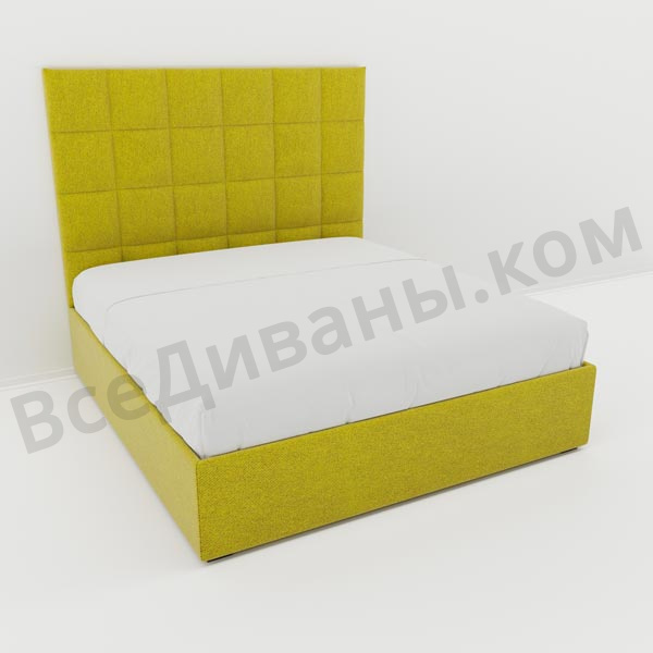 Кровать Мягкая кровать Джерси Yellow 