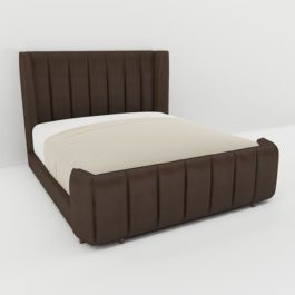 Кровать Мягкая кровать Небраска Эко Браун 