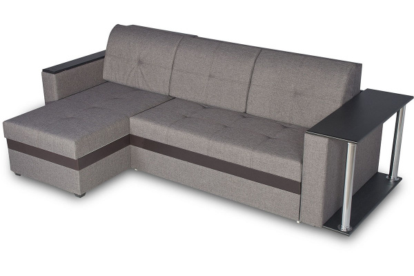 Угловой диван Атланта-Люкс Софт Модель 6 со столиком 